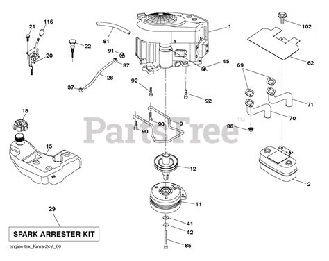 Husqvarna Ts 248 Xd 960430309 00 Husqvarna 48 Garden Tractor 2019 07 Engine Parts Lookup