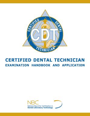 Fillable Online CERTIFIED DENTAL TECHNICIAN Fax Email Print PdfFiller