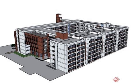 su建筑模型素材 千图网