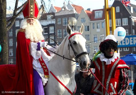 Sinterklaas Saint Nicholas Is In Amsterdam Amsterdamian
