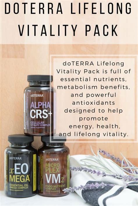 Lifelong Vitality Pack with doTERRA Vitamins Benefits - Best Essential ...