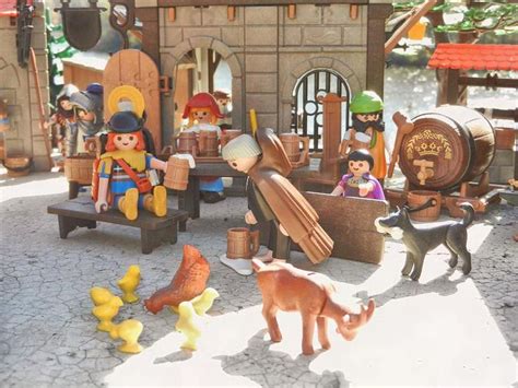 See Stadt Steck Village Village Street Scenes Playmobil