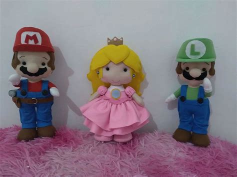 Kit Super Mario Em Feltro Elo Produtos Especiais