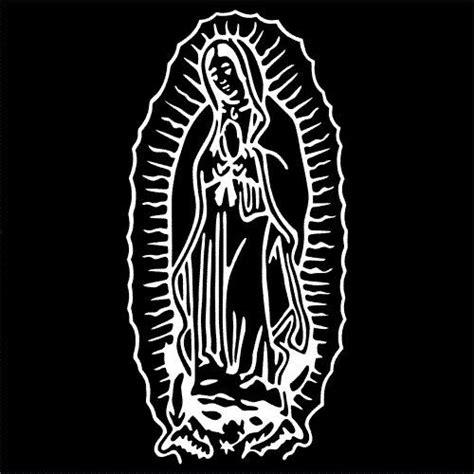 Virgin Mary Guadalupe Vinyl Decal Sticker 2 Two Pack Ebay