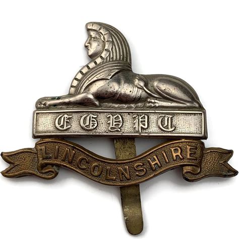 Ww1 Lincolnshire Regiment Cap Badge