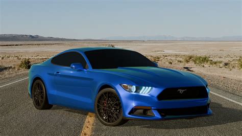 Ford Mustang Free Modern Cars Models Blenderkit