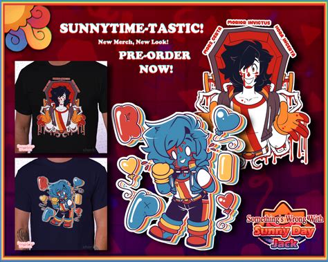 NEW! Merchandise by Shark Robot! - Something's Wrong with Sunny Day ...