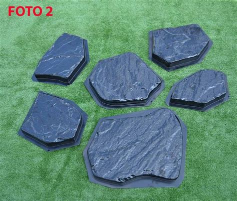 Svitmolds Concrete Molds Diy Sold 6 Pcs Plastic Moulds Flagstone