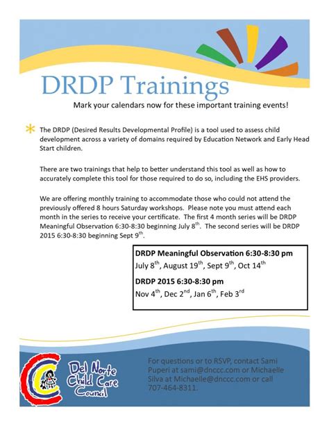 DRDP Training - Del Norte Child Care Council