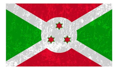 Premium Vector Burundi Grunge Flag Official Colors And Proportion