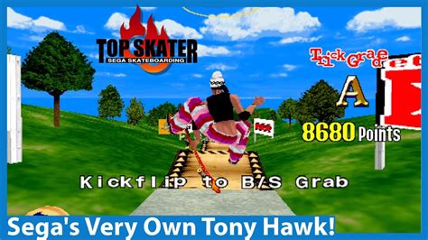 Sega Hawk Pro Skater Top Skater A Sega Hidden Gem Youtube