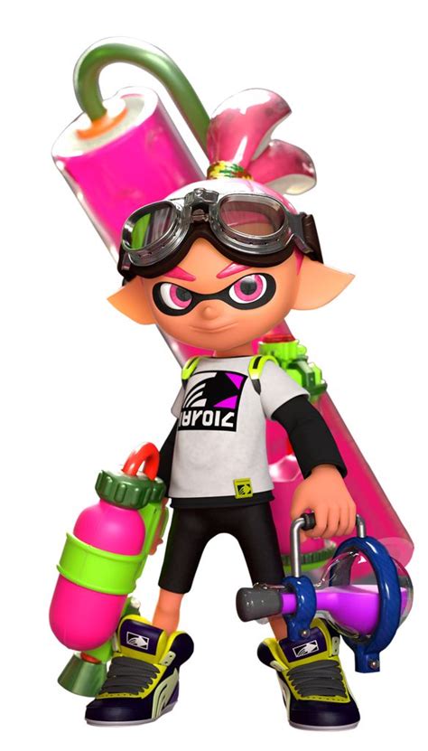 Pink Inkling Boy Personajes De Juegos Splatoon Personajes De