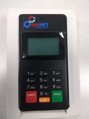 Black Mpos Roinet Mini Atm Machine Micro Atm At Rs 5000 In Balasore