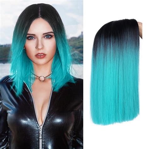 Top Black And Turquoise Ombre Hair Polarrunningexpeditions