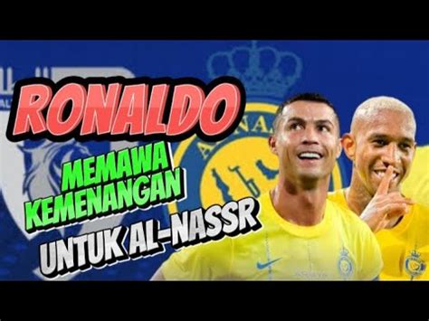 Ronaldo Berhasil Mencetak Gol Penentu Kemenangan Al Nassr Vs Al Ta Ee