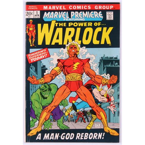 1972 Marvel Premiere Vol 1 Issue 1 Featuring Warlock Comic Book