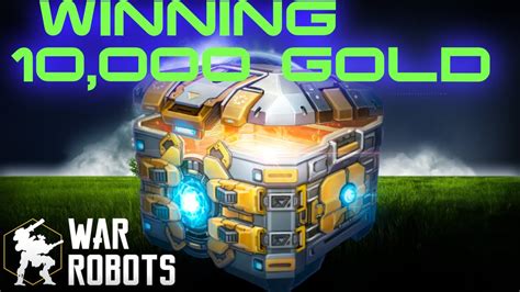 Opening Gold Chests Superchests Winning K Gold War Robots