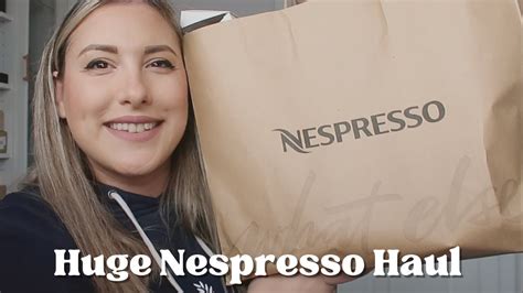 Huge Nespresso Haul And Unboxing Nespresso Vertuo Next Youtube