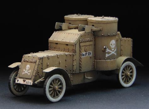 172 Austin Putilov Wwi Armoured Car By Artur Żołędowski · Puttyandpaint