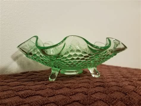 Vaseline Glass Dish Maker And Question About Base Antiques Board