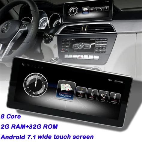 Car Screen Mercedes W204 Android Display For Glc C Class W205 Wifi Bluetooth Aftermarket