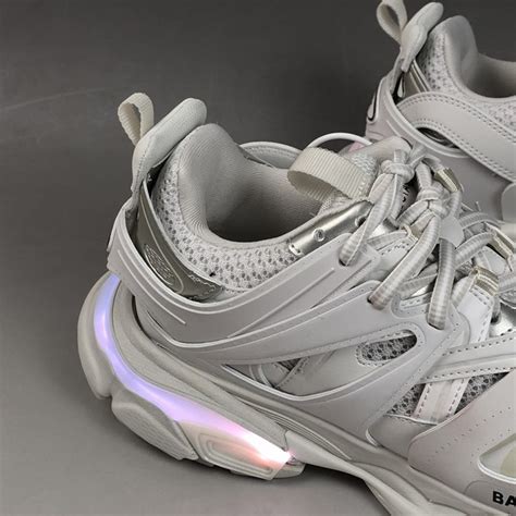 Balenciaga Led Track Trainers White Lighted Sole The Sole Line