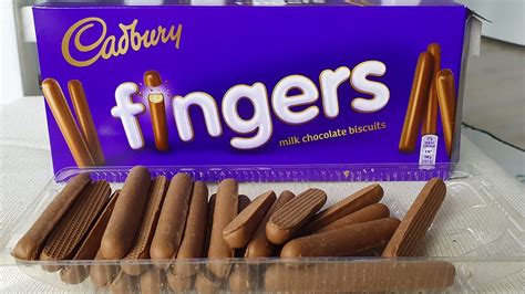 Cadbury Fingers Milk Chocolate Biscuits Review Mondelez