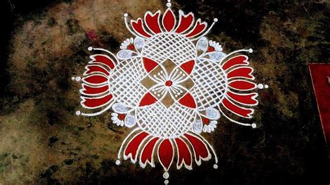 Puratasi Madham Special Flowerpadi Kolam 5 1 Dots New Design Padi