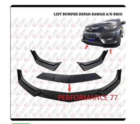 Jual List Bumper Depan Bawah All New Brio Di Seller Lembaran Variasi