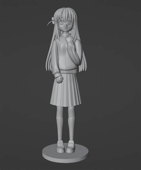 Stl File Hitori Gotoh Figure Bocchi The Rock・3d Printable Model To