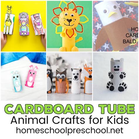 20 Cardboard Tube Animals Kids Will Love Making