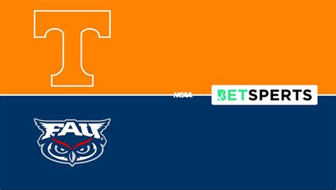 Tennessee Vs Florida Atlantic Prediction Picks Live Odds Moneyline