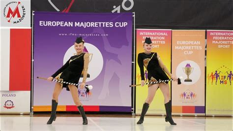 Majorettes Finezja Wschowa MACE Junior Senior Duo Trio European