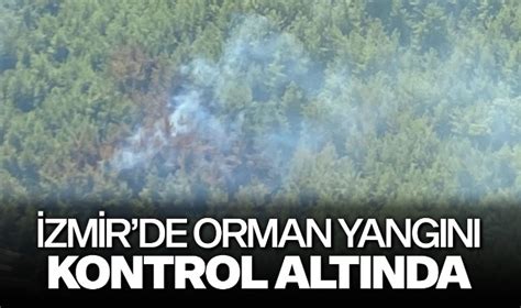 İzmir de orman yangını kontrol altında İZMİR Turgutlu Yankı