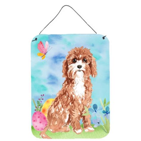 Carolines Treasures Ck Ds Easter Eggs Cavapoo Wall Or Door