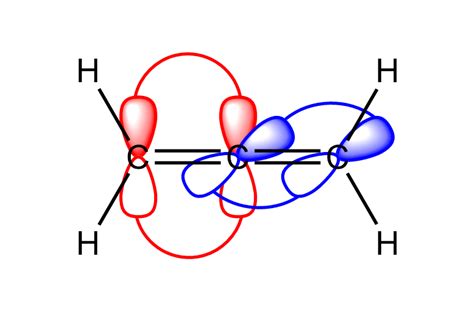 .A model of the organic compound allene as shown in book. ( | Quizlet