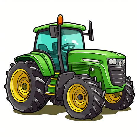 Tractor Cartoon | Coloring Pages Mimi Panda