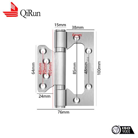 Furniture Hardware Fitting 304 Stainless Steel Ball Bearing Hinges Door