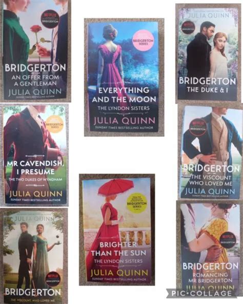 THE BRIDGERTON COLLECTION BOOKS 1-8 by Julia Quinn 2021 Box Set ...