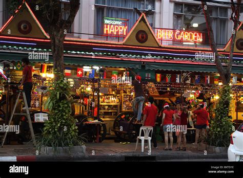 Bar At Patpong Shopping Street Bangkok Thailand Stock Photo Alamy