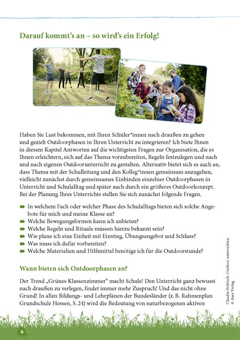 Sekundarstufe Unterrichtsmaterial Methoden Und Projekte Outdoor