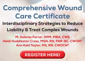 Wound Care Certificate Interdisciplinary Strategies To Reduce