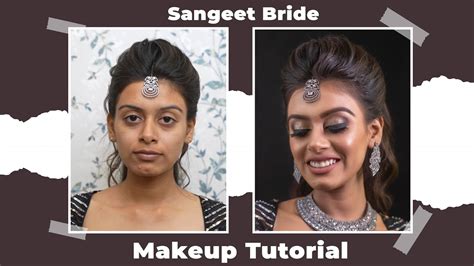 Step By Step Guide For Sangeet Makeup Look Easy Indian Bridal Makeup Tutorial With Rakhi Moni