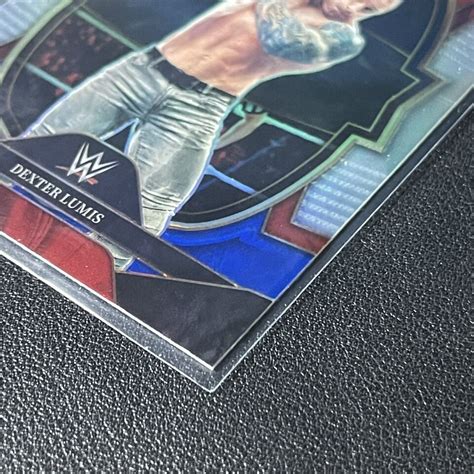 2023 38 Dexter Lumis Panini Select WWE RAW Concourse Red Blue Prizm