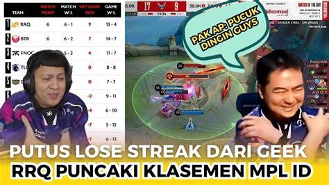 Pak Ap Pucuk Dingin Cuplikan Pertandingan Rrq Vs Geek Fam Youtube