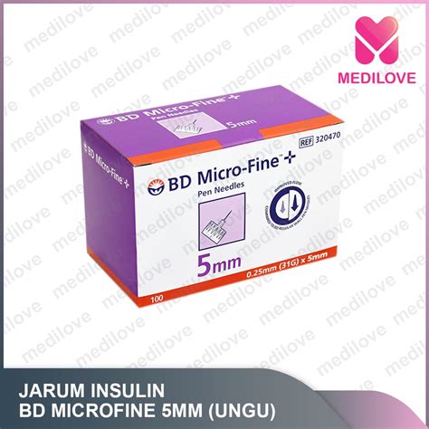 Jual Jarum Insulin BD Microfine Micro Fine Pen Needle 31 G X 5MM