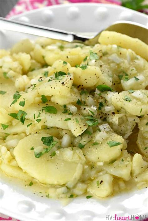 Swabian Kartoffelsalat Simple German Potato Salad • Fivehearthome