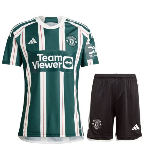 Ensemble Maillot Short Manchester United 2023 2024 Extérieur