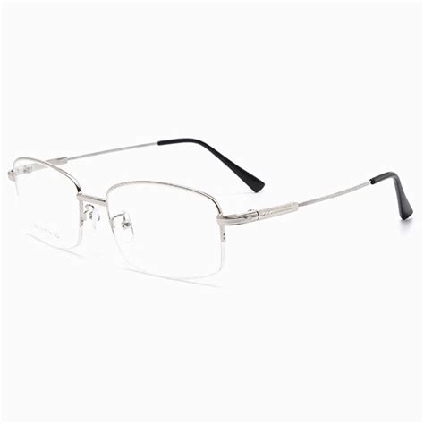 Hotochki Mens Semi Rim Square Alloy Eyeglasses 8217 Fuzweb