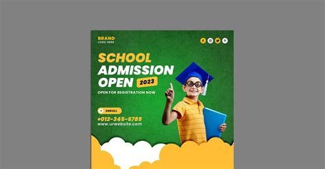 School Admission Open Web Banner 311939 Templatemonster